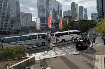 Friends enjoying a group outing with EBR's Coach hire