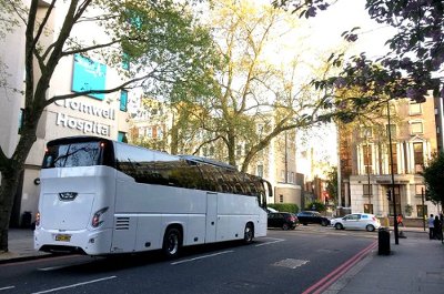 minibus with driver and bus hire service in London, United Kingdom
