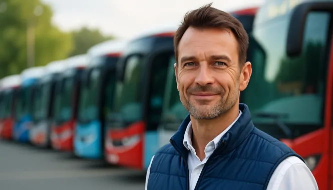 Minibus with driver and Coach hire in Europe and UK